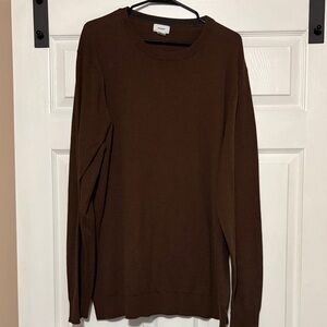 Old Navy Men's Brown Crewneck Sweater